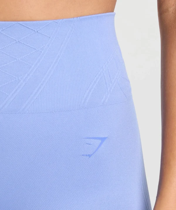 Fashion Gymshark Corset Seamless Leggings LiftBlue