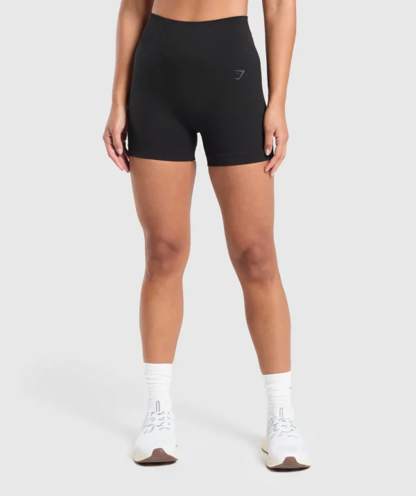 Sale Gymshark Corset Seamless Shorts Black