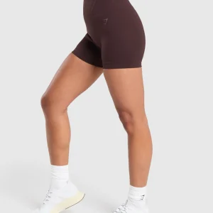 Hot Gymshark Corset Seamless Shorts HeritageBrown