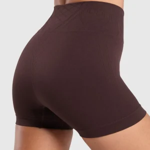 Hot Gymshark Corset Seamless Shorts HeritageBrown