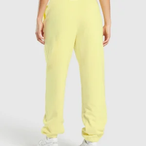 Hot Gymshark Cosy Fleece Joggers RefreshYellow