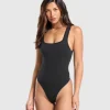 Outlet Gymshark Cotton Bodysuit Black