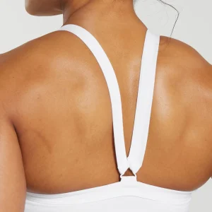 Hot Gymshark Cotton Lifting Sports Bra White