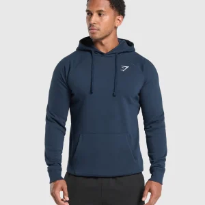 Hot Gymshark Crest Hoodie Navy