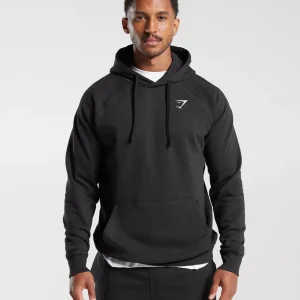 Best Gymshark Crest Hoodie Black