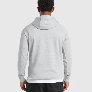 Best Gymshark Crest Hoodie LightGreyMarl