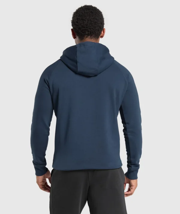 Hot Gymshark Crest Hoodie Navy