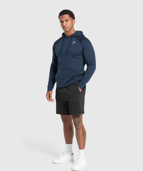 Hot Gymshark Crest Hoodie Navy