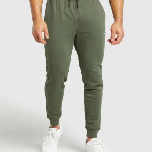 Hot Gymshark Crest Joggers CoreOlive