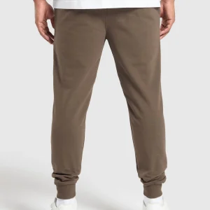 Clearance Gymshark Crest Joggers WalnutBrown