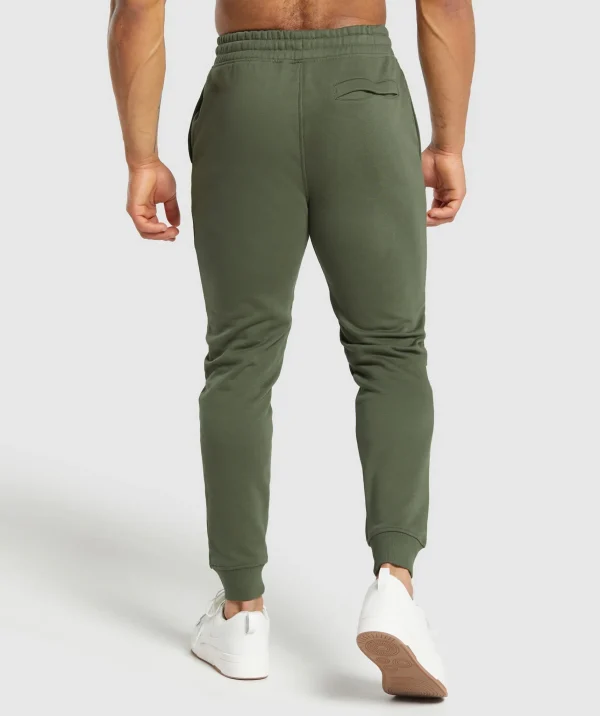 Hot Gymshark Crest Joggers CoreOlive