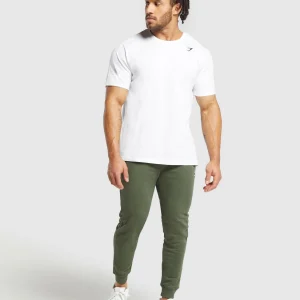 Hot Gymshark Crest Joggers CoreOlive