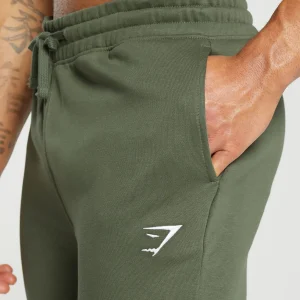 Hot Gymshark Crest Joggers CoreOlive