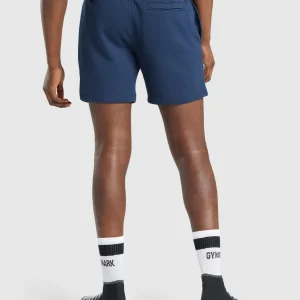 Clearance Gymshark Crest Shorts Navy