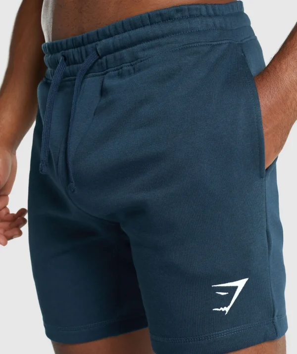 Clearance Gymshark Crest Shorts Navy