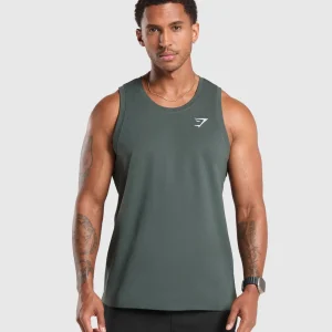 Sale Gymshark Crest Tank SlateTeal