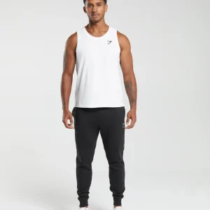 Fashion Gymshark Crest Tank White