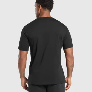 Clearance Gymshark Crest T-Shirt Black