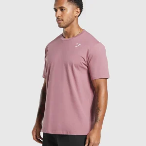 New Gymshark Crest T-Shirt CalmPink