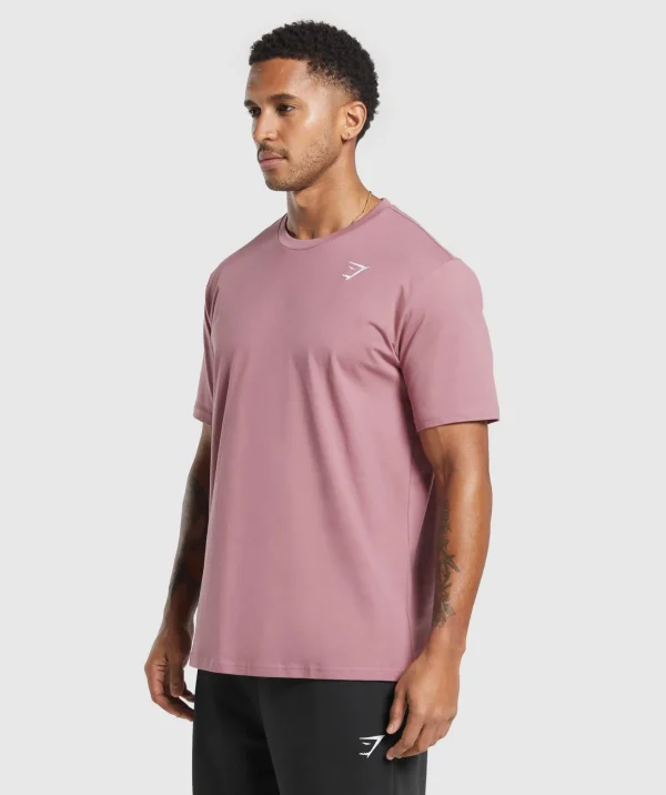 New Gymshark Crest T-Shirt CalmPink