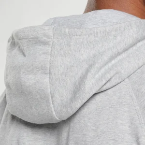 Hot Gymshark Crest Zip Up Hoodie LightGreyMarl