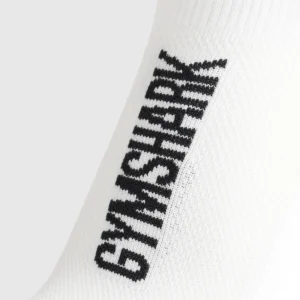 Best Gymshark Crew Running Socks White