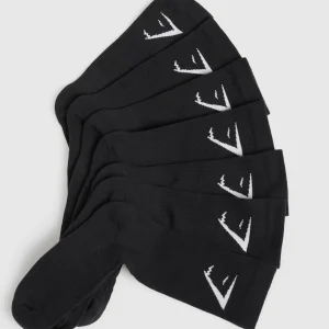 Outlet Gymshark Crew Socks 7pk Black