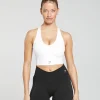 Hot Gymshark Crop Mesh Tank White