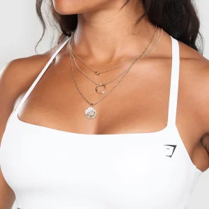 Hot Gymshark Cross Back Bra White