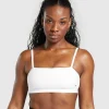 New Gymshark Cut Out Bandeau White