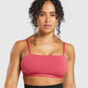 Sale Gymshark Cut Out Bandeau VintagePink