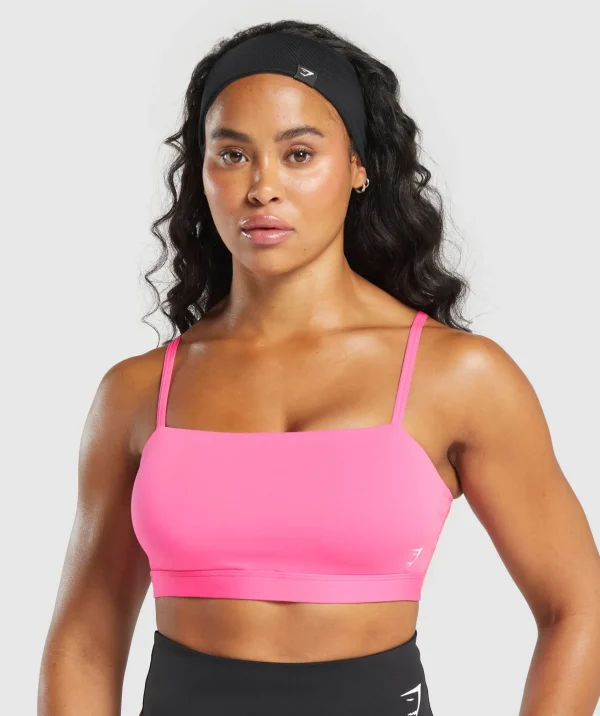 Discount Gymshark Cut Out Bandeau PhysicalPink