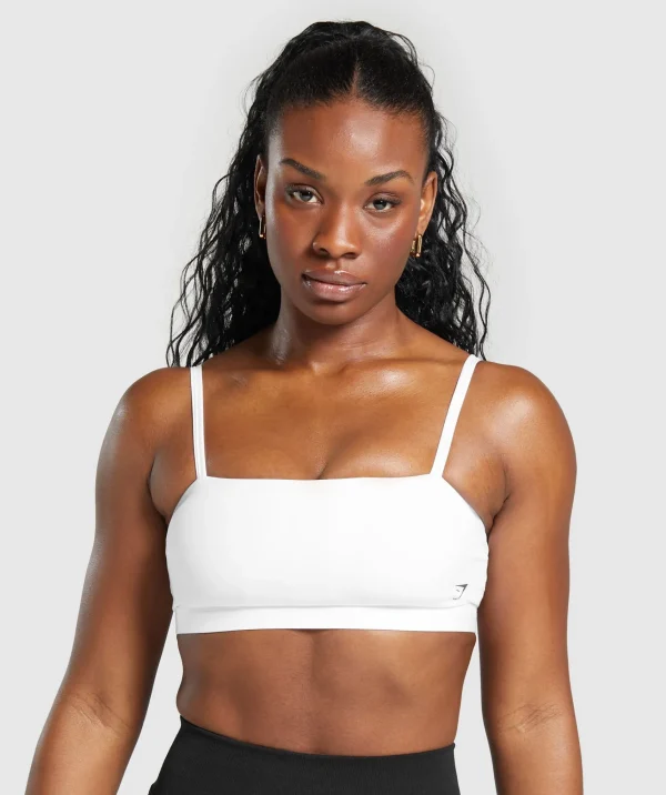 New Gymshark Cut Out Bandeau White