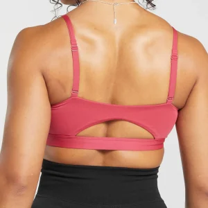 Sale Gymshark Cut Out Bandeau VintagePink