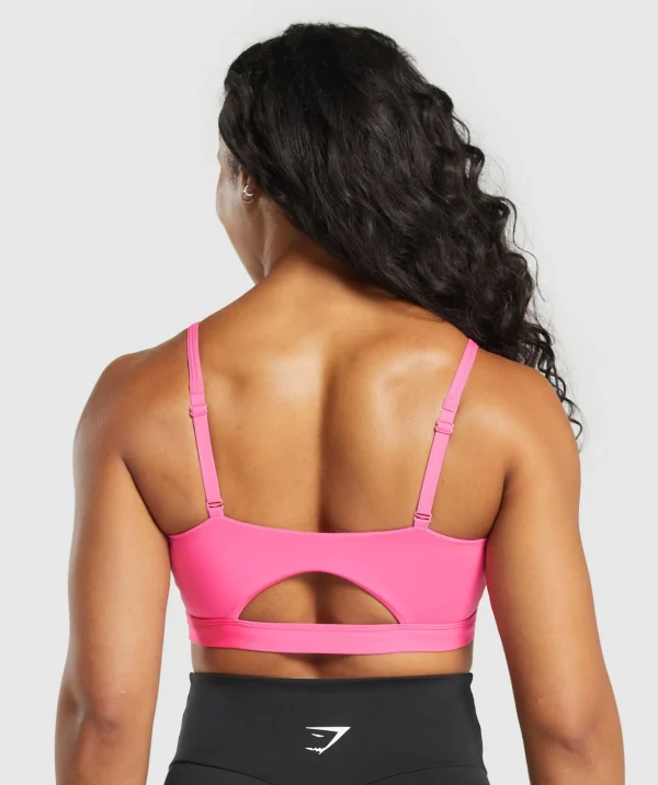 Discount Gymshark Cut Out Bandeau PhysicalPink