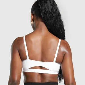 New Gymshark Cut Out Bandeau White