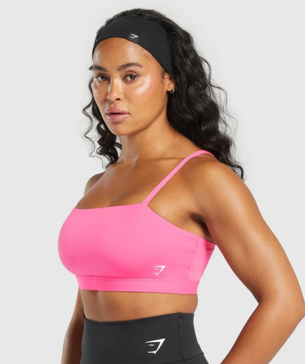 Discount Gymshark Cut Out Bandeau PhysicalPink