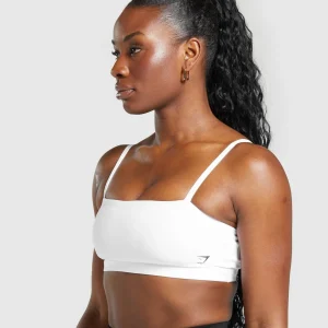 New Gymshark Cut Out Bandeau White