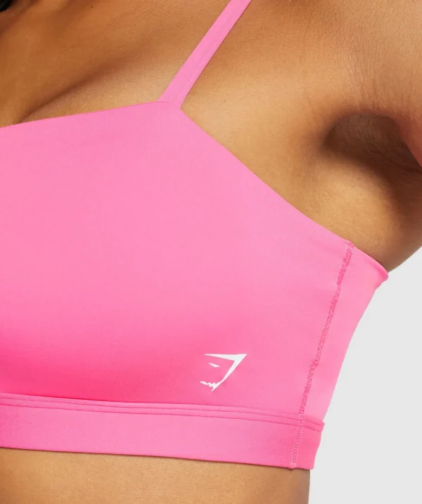 Discount Gymshark Cut Out Bandeau PhysicalPink