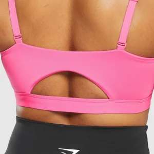 Discount Gymshark Cut Out Bandeau PhysicalPink