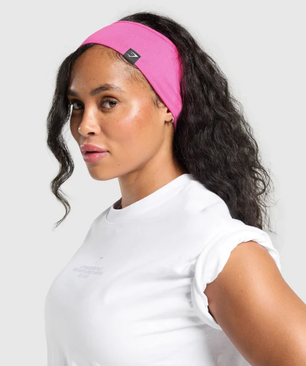 Best Gymshark Diffuse Single Layer Sweat Headband FetchPink