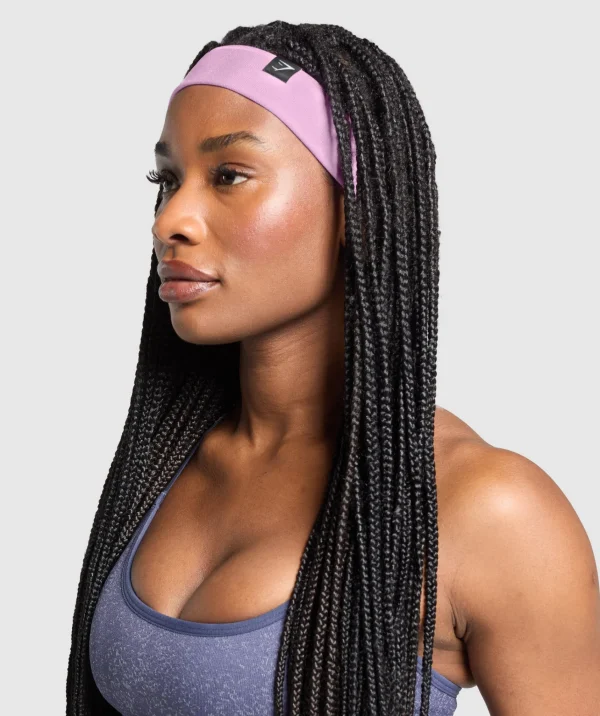 Best Gymshark Diffuse Single Layer Sweat Headband SourPink