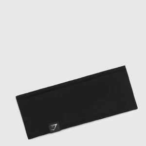 Sale Gymshark Diffuse Single Layer Sweat Headband Black