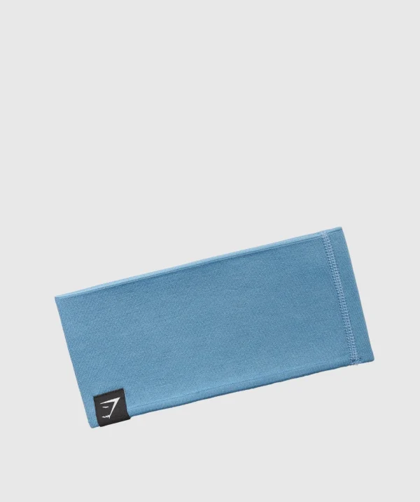 Hot Gymshark Diffuse Sweat Headband ClassicBlue