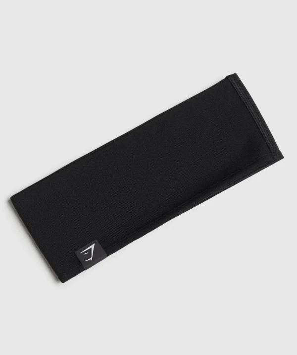 Outlet Gymshark Diffuse Sweat Headband Black