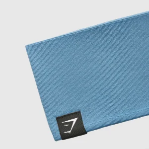 Hot Gymshark Diffuse Sweat Headband ClassicBlue