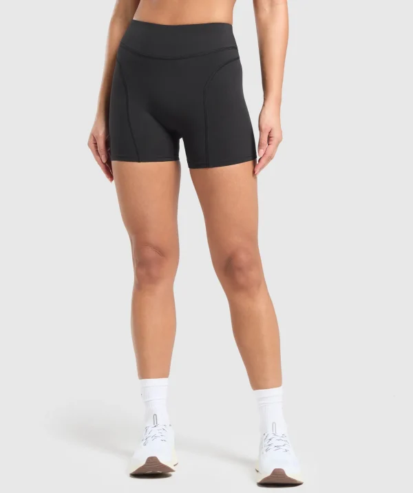 Discount Gymshark Dipped Waistband Shorts Black