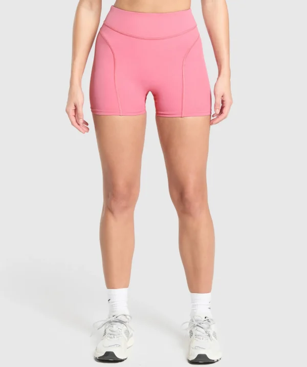 Sale Gymshark Dipped Waistband Shorts SunsetPink