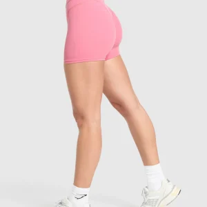 Sale Gymshark Dipped Waistband Shorts SunsetPink