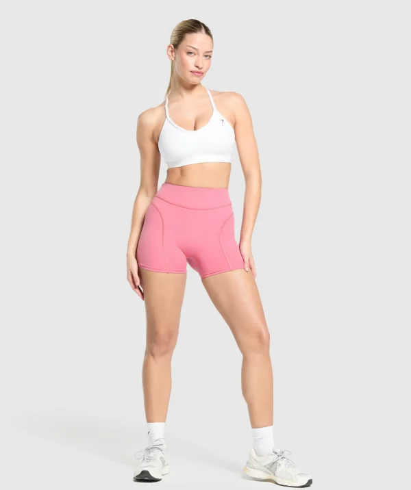 Sale Gymshark Dipped Waistband Shorts SunsetPink